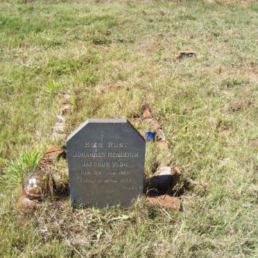 VLOK Johannes Henderik Jacobus 1869-1926