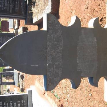 OBERHOLZIR Susanna ? nee PIETERSE