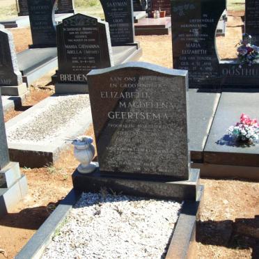 GEERTSEMA Elizabeth Magdelena ?-?