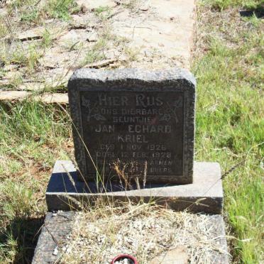 KRIEL Jan Echard 1926-1928