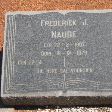 NAUDE Frederiek J. 1907-1973