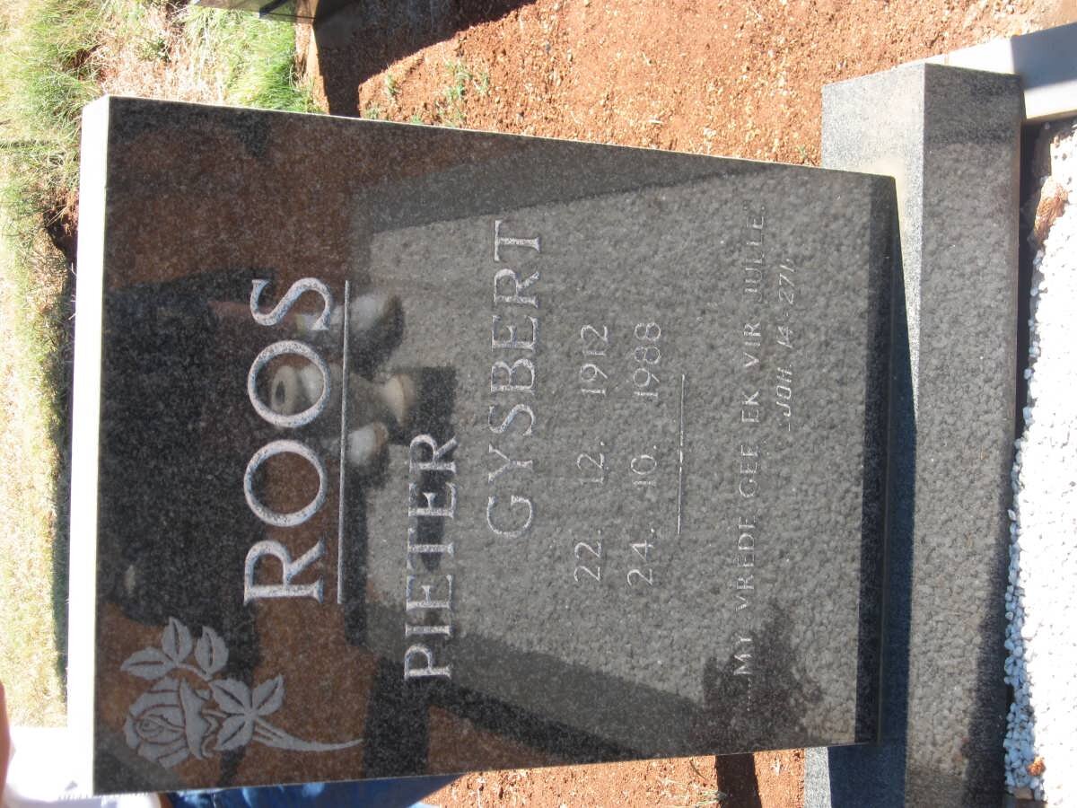 ROOS Pieter Gysbert 1912-1988