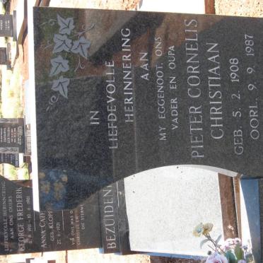 OOSTHUIZEN Pieter Cornelis Christiaan 1908-1987