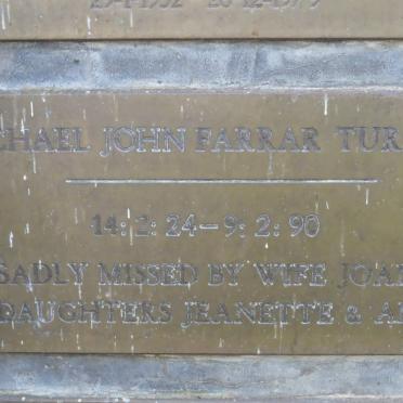TURNER Michael John Farrar 1924-1990