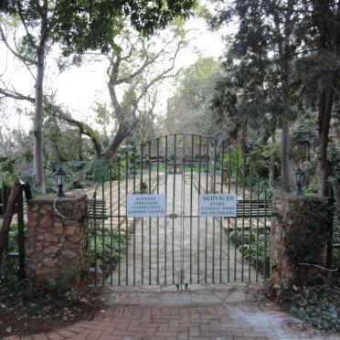 North West, BRITS district, Hartbeespoort, Kosmos Christian Community Garden Chapel, Garden of Remembrance
