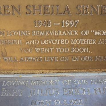 SENEKAL Karen Sheila 1948-1997