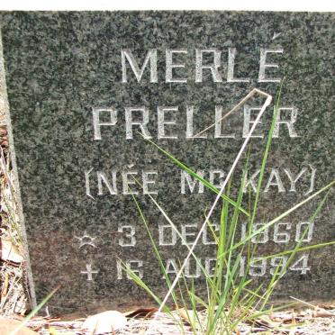 PRELLER Merle nee MCKAY 1960-1994