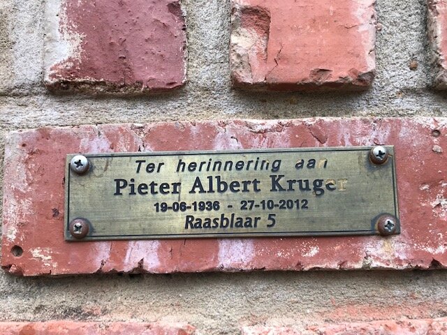 KRUGER Pieter Albert 1936-2012