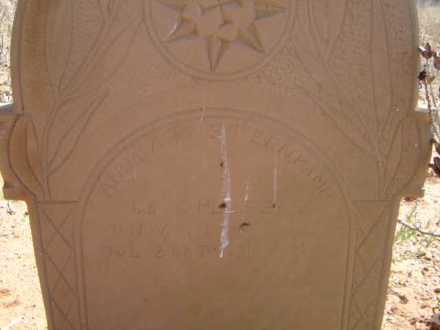 STEENKAMP Anna A.P. nee DU PLESSIS 190?-1936