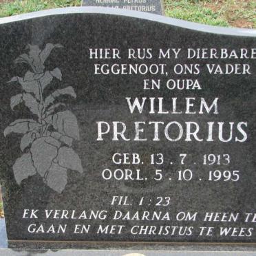 PRETORIUS Willem 1913-1995