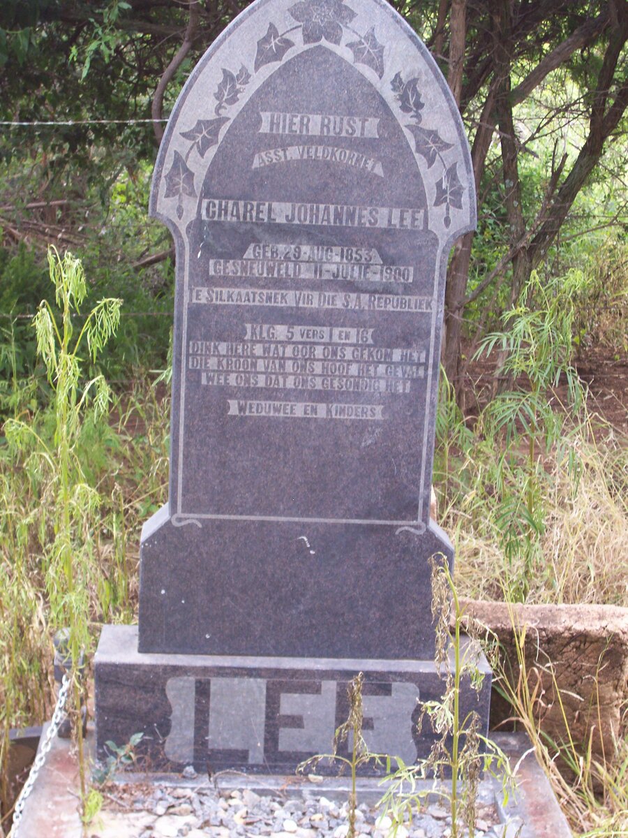 LEE Charel Johannes 1853-1900