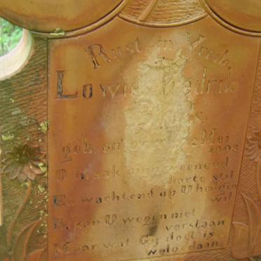 BOTES Lowies Fredrik 190?-190?