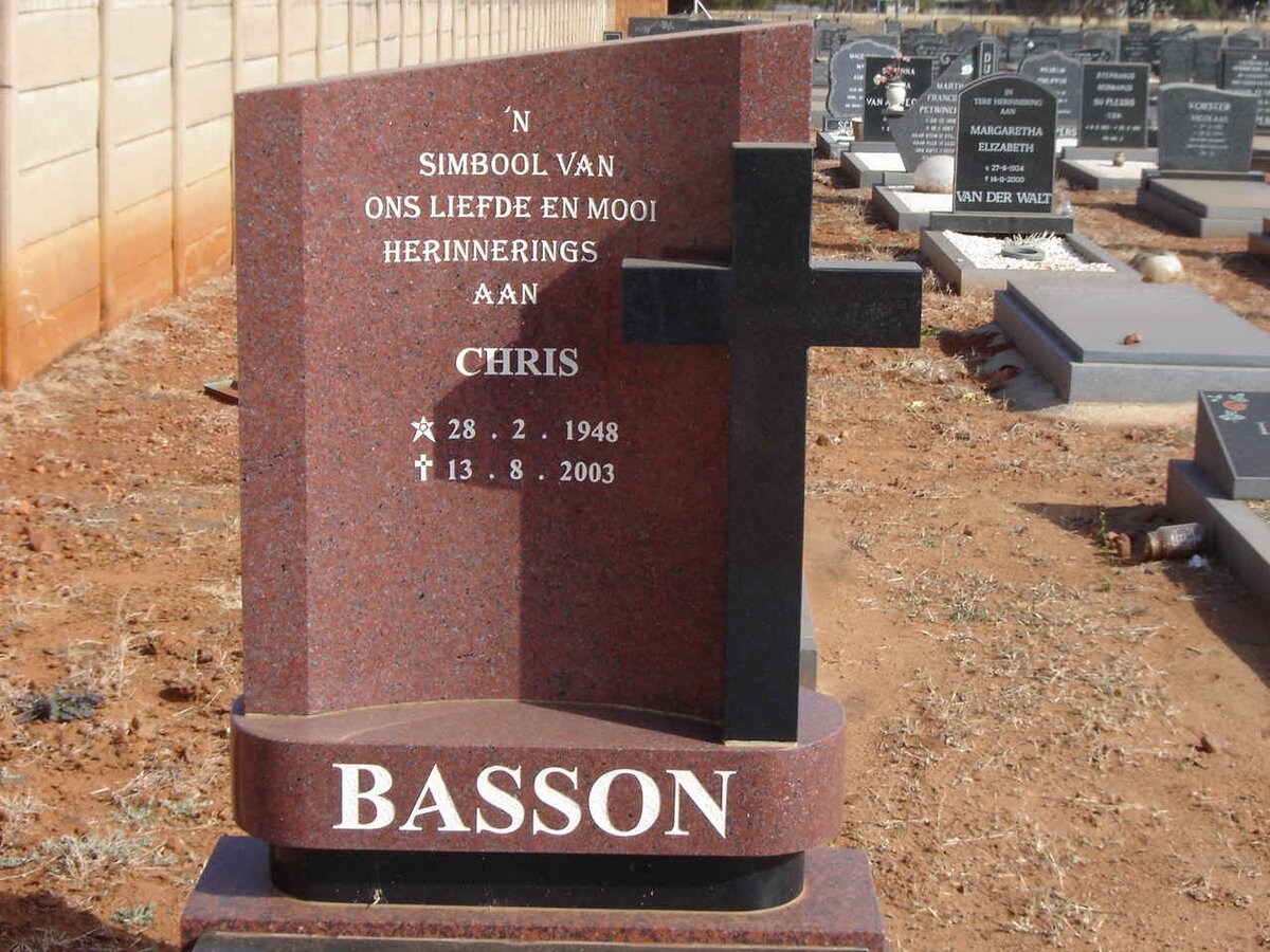 BASSON Chris 1948-2003