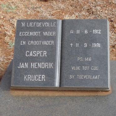 KRUGER Casper Jan Hendrik, 1912-1981