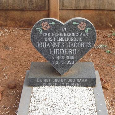 LIDDERD Johannes Jacobus 1998-1999