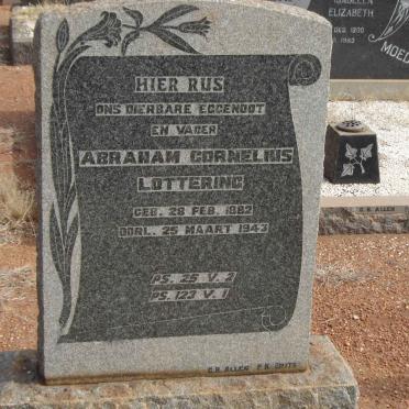 LOTTERING Abraham Cornelius 1882-1943