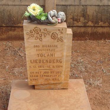 LIEBENBERG Yolandi 1972-1974