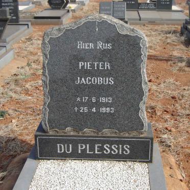 PLESSIS Pieter Jacobus, du 1913-1993