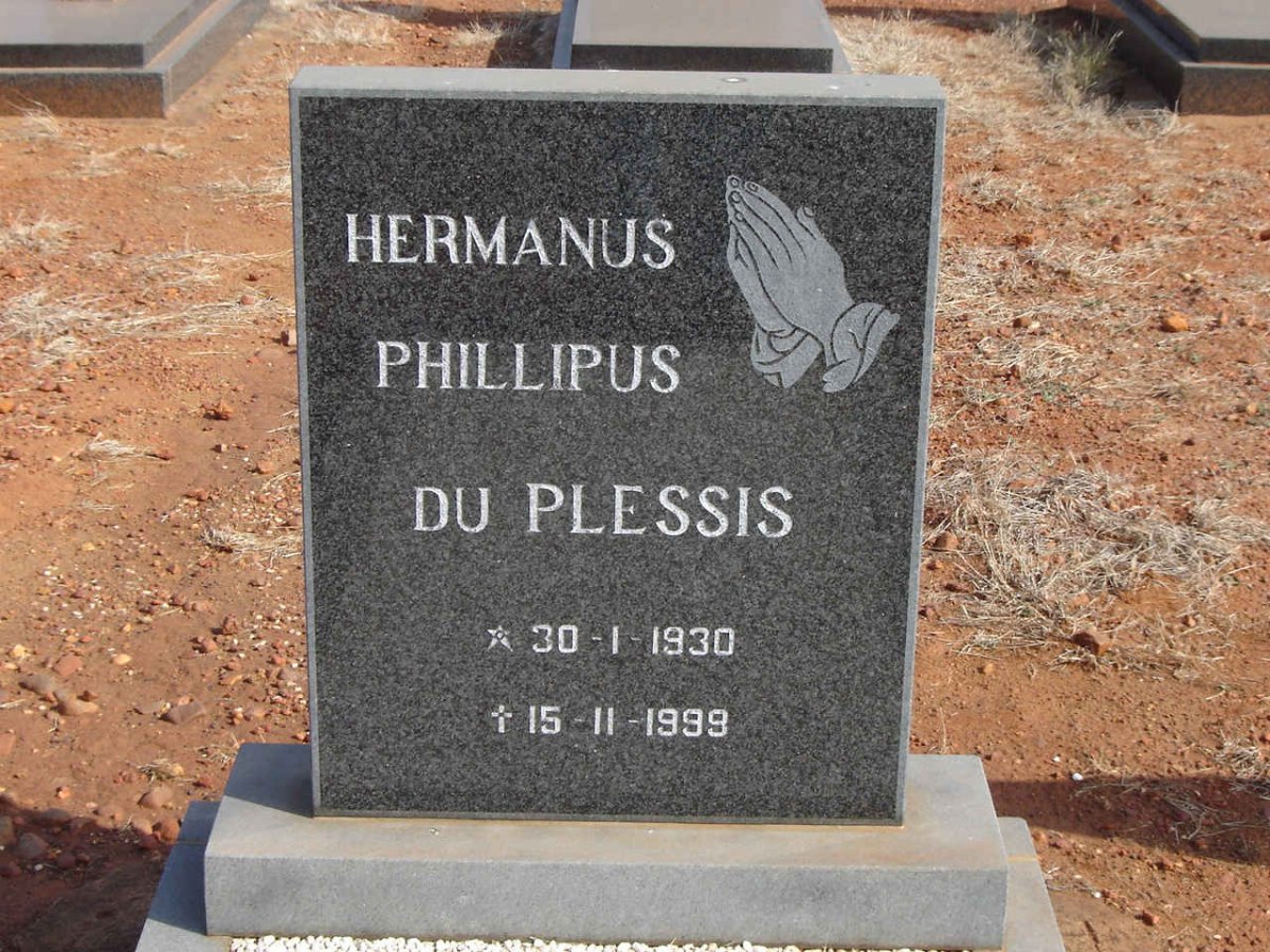 PLESSIS Hermanus Phillipus, du 1930-1999
