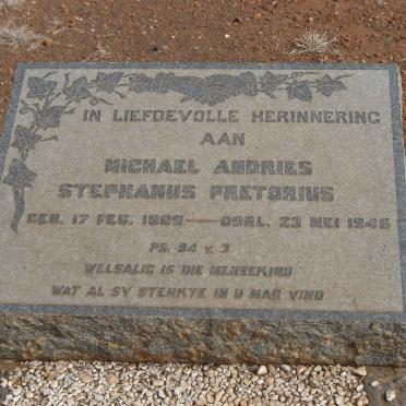 PRETORIUS Michael Andries Stephanus 188?-1946