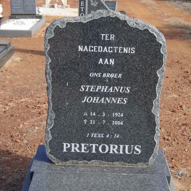 PRETORIUS Stephanus Johannes 1924-2004