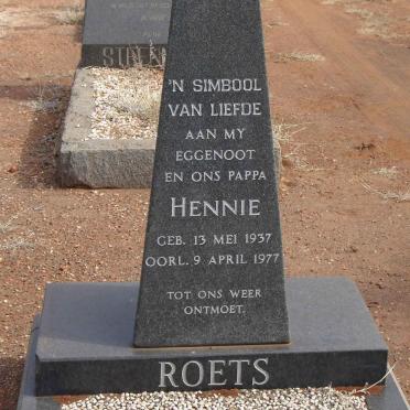 ROETS Hennie 1937-1977