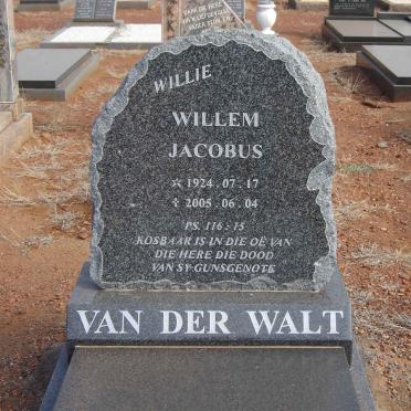 WALT Willem Jacobus, van der 1924-2005