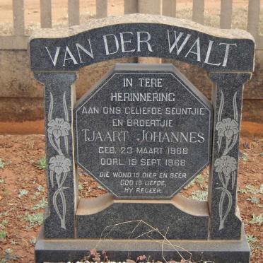 WALT Tjaart Johannes, van der 1968-1968