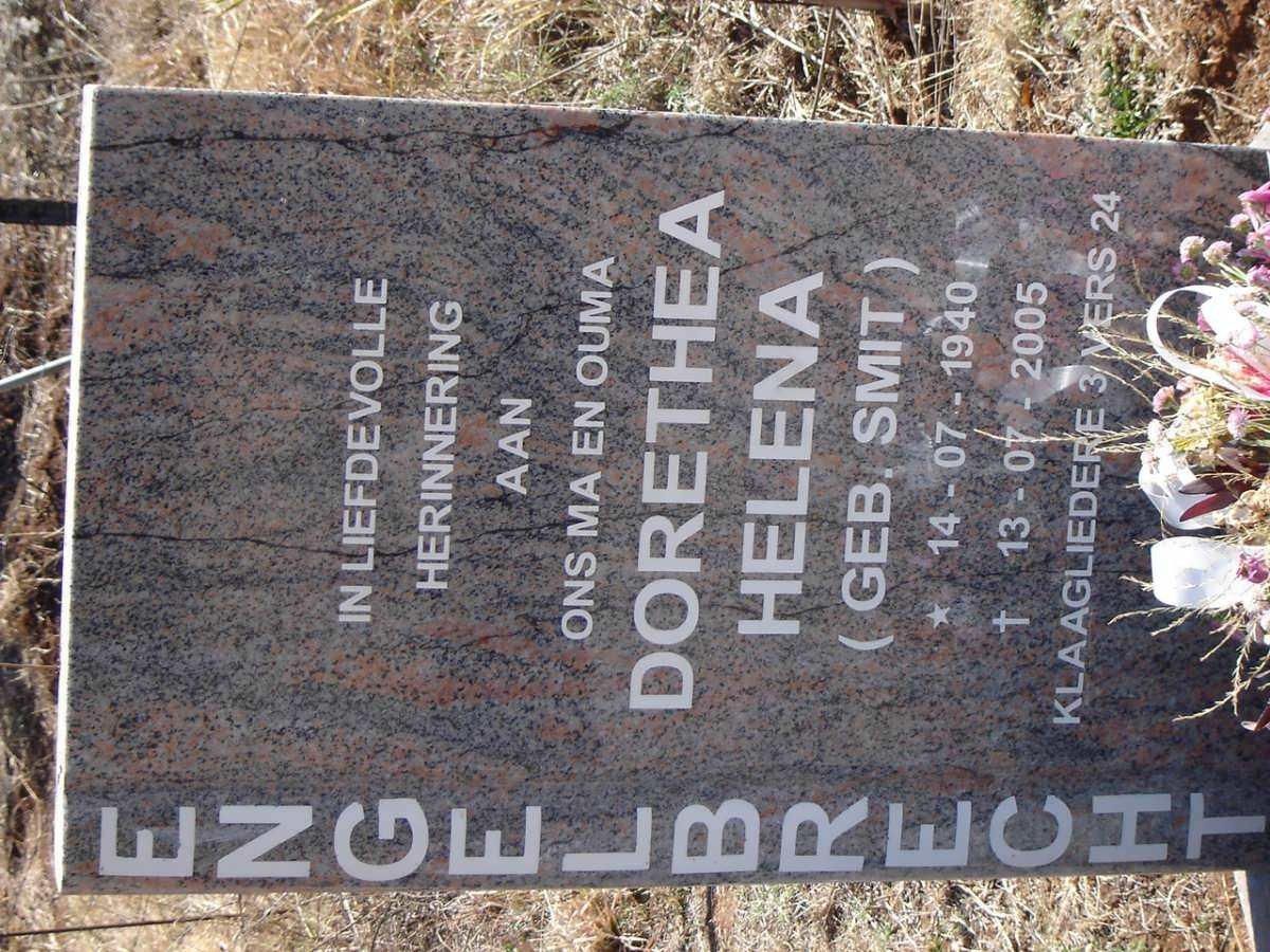 ENGELBRECHT Dorethea Helena nee SMIT 1940-2005