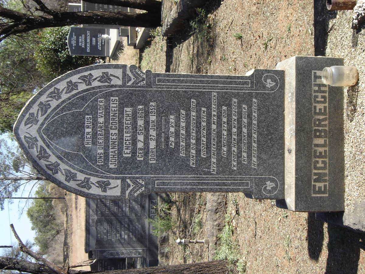 ENGELBRECHT Johannes Cornelis 1868-1952