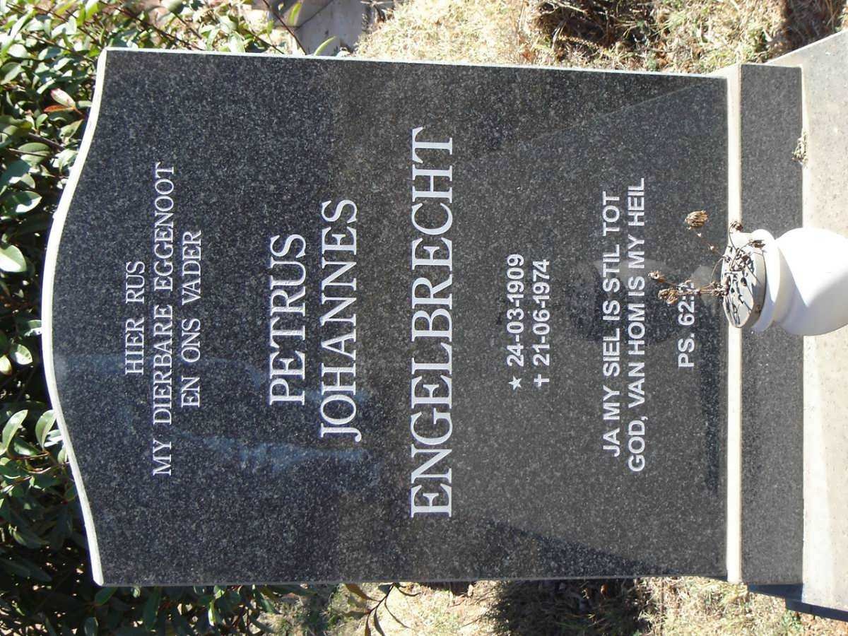 ENGELBRECHT Petrus Johannes 1909-1974