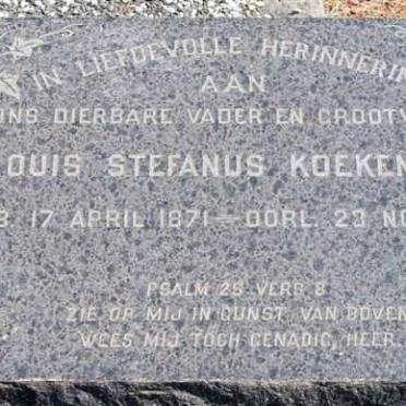 KOEKEMOER Louis Stefanus 1871-1956