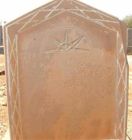 BYLEVELDT Dirk J. 1930 - ????