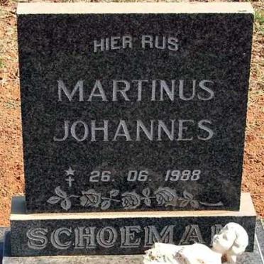 SCHOEMAN Martinus Johannes 1988 - 1988