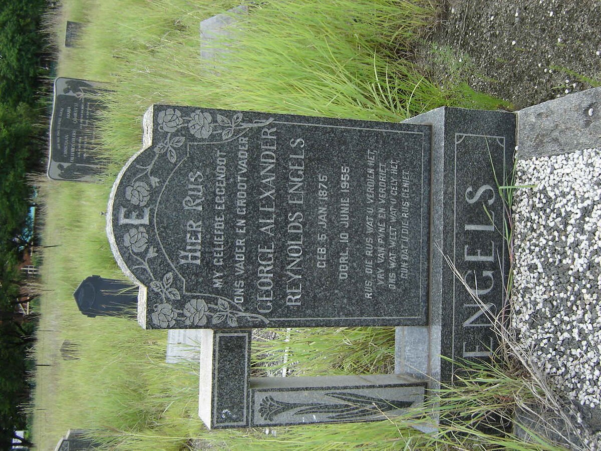 ENGELS George Alexander Reynolds 1875-1955