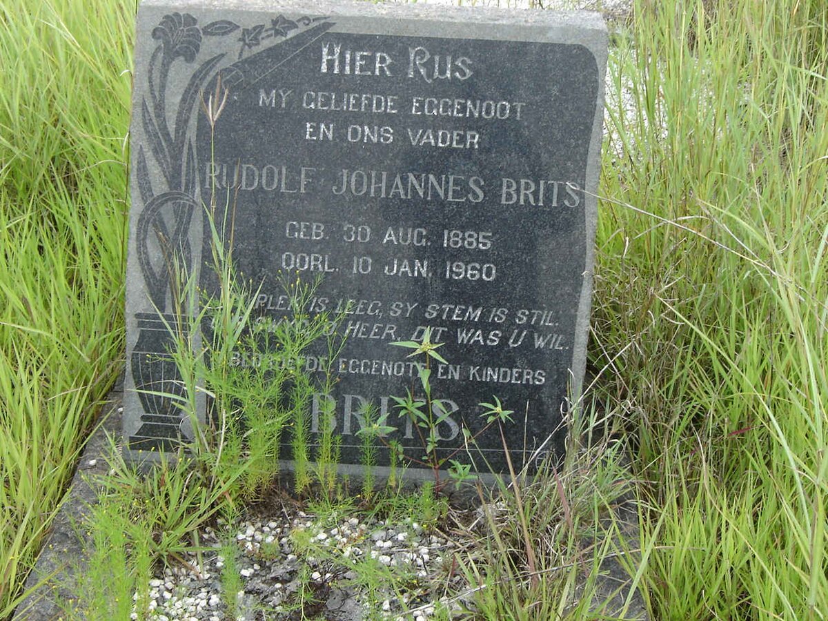 BRITS Rudolf Johannes 1885-1960