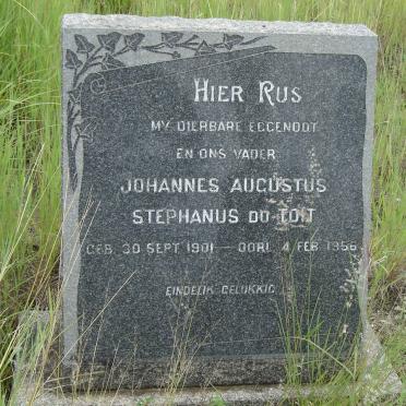 TOIT Johannes Augustus Stephanus, du 1901-1956