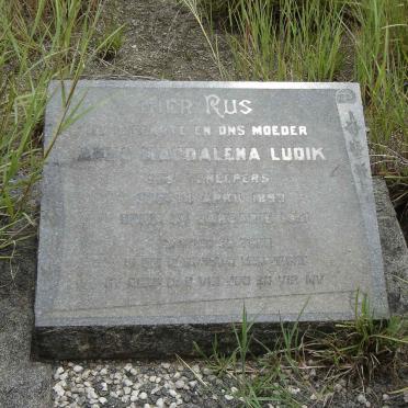 LUDIK Anna Magdalena nee SCHEEPERS 1893-1951