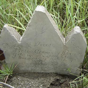 BREEDT Pieter Gerhardis   1914-1929