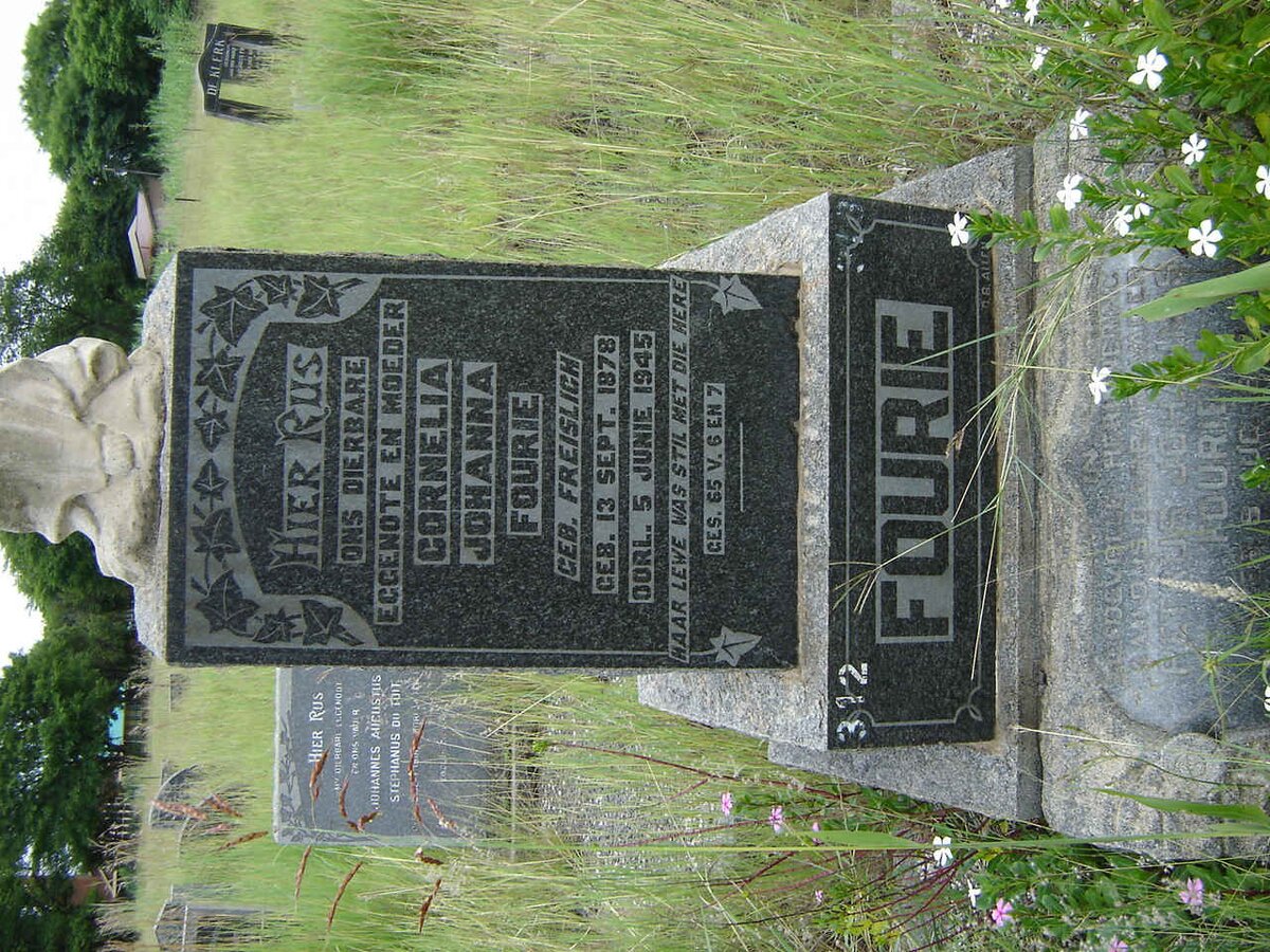 FOURIE Cornelia Johanna nee FREISLICH 1878-1945