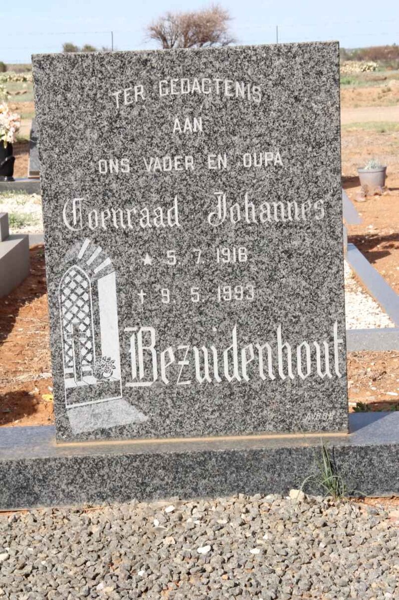 BEZUIDENHOUT Coenraad Johannes 1916-1993