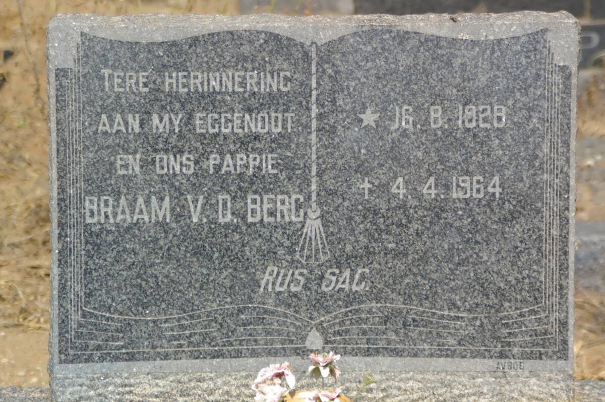 BERG Braam, v.d. 1928-1964