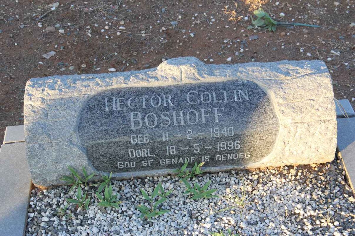 BOSHOFF Hector Collin 1940-1996