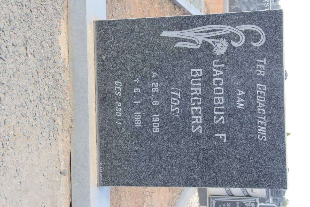 BURGERS Jacobus F. 1909-1981