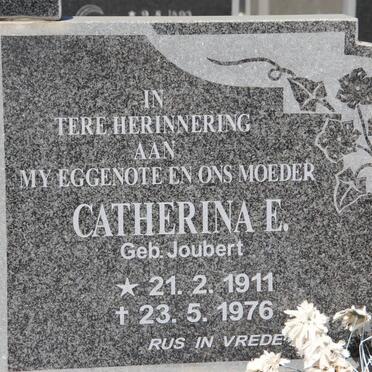 BOTHA Catherina E. nee JOUBERT 1911-1976