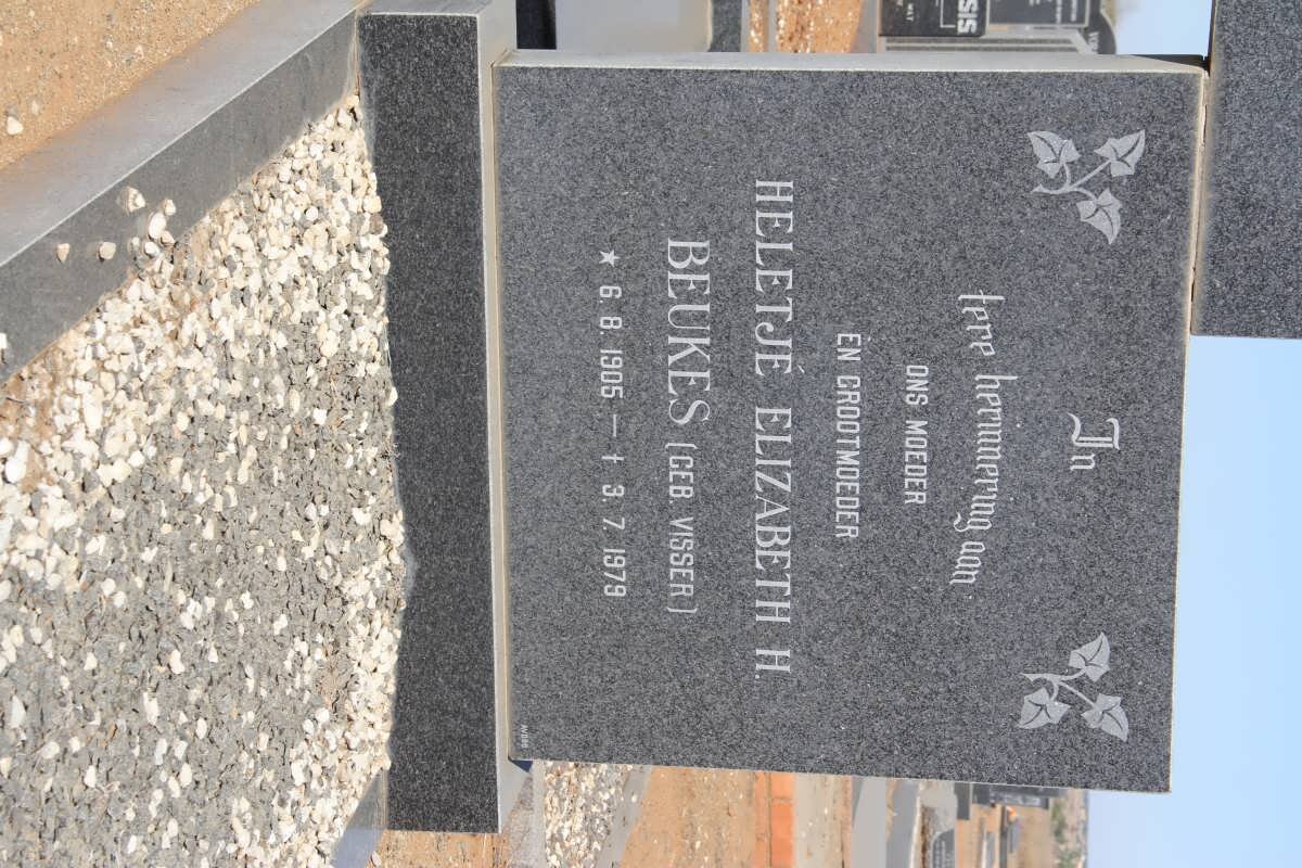 BEUKES Heletje Elizabeth H. nee VISSER 1905-1979