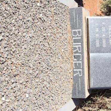 BURGER Susanna Helena 1909-1986