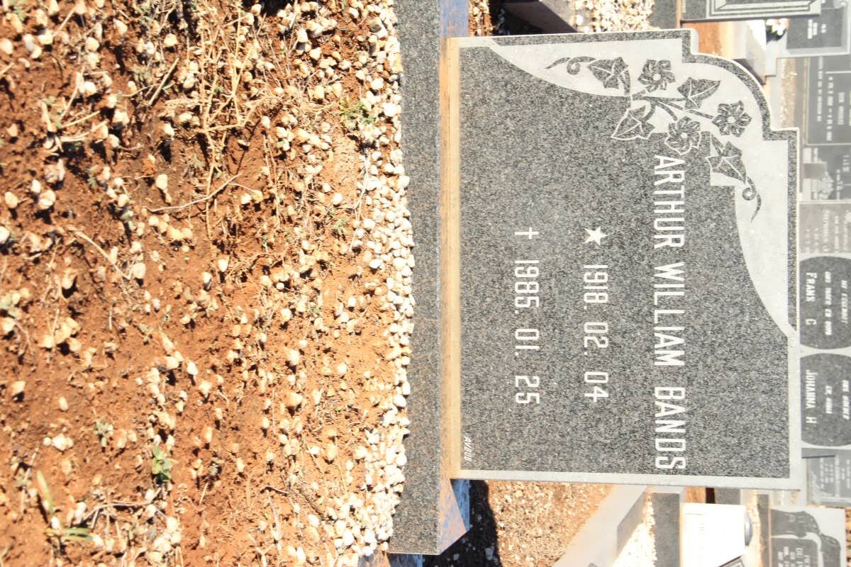 BANDS Arthur William 1918-1985