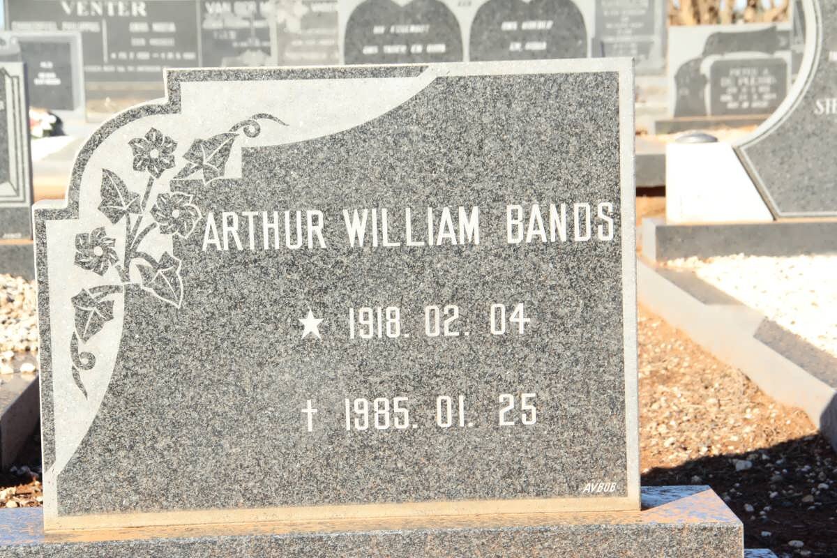 BANDS Arthur William 1918-1985
