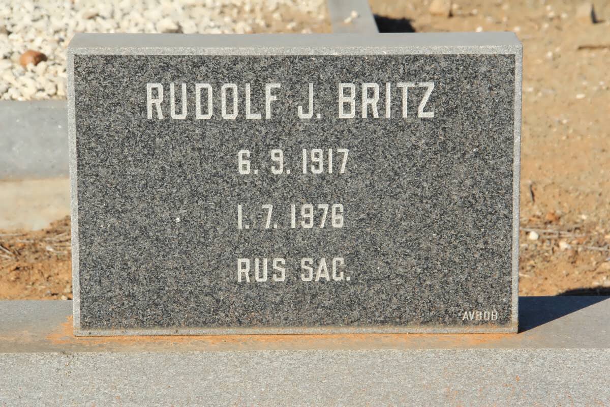 BRITZ Rudolf J. 1917-1976